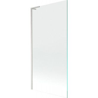 Vaňová zástena Mexen Next L s jedným krídlom 90 x 150 cm, priehľadná, kartáčovaný nikel - 895-090-000-03-00-97