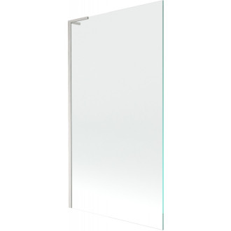 Vaňová zástena Mexen Next L s jedným krídlom 100 x 150 cm, priehľadná, kartáčovaný nikel - 895-100-000-03-00-97