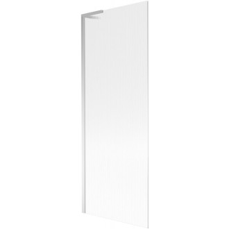 Vaňová zástena Mexen Next L s jedným krídlom 70 x 150 cm, pruhy, chróm - 895-070-000-03-09-01