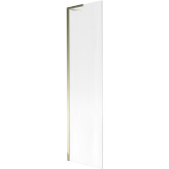 Vaňová zástena Mexen Next L s jedným krídlom 50 x 150 cm, pruhy, zlatá - 895-050-000-03-09-50