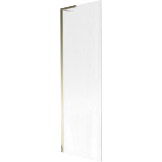 Vaňová zástena Mexen Next L s jedným krídlom 60 x 150 cm, pruhy, zlatá - 895-060-000-03-09-50