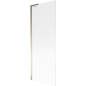 Vaňová zástena Mexen Next L s jedným krídlom 70 x 150 cm, pruhy, zlatá - 895-070-000-03-09-50