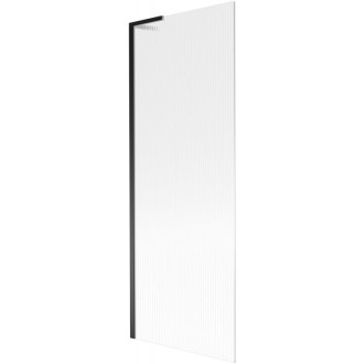 Vaňová zástena Mexen Next L s jedným krídlom 70 x 150 cm, pruhy, čierna - 895-070-000-03-09-70