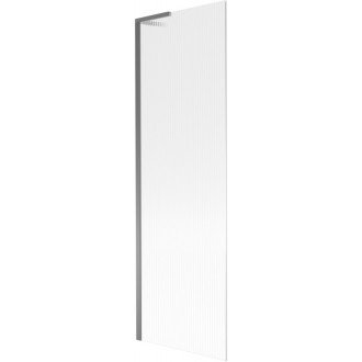 Vaňová zástena Mexen Next L s jedným krídlom 60 x 150 cm, pruhy, strieborná - 895-060-000-03-09-95
