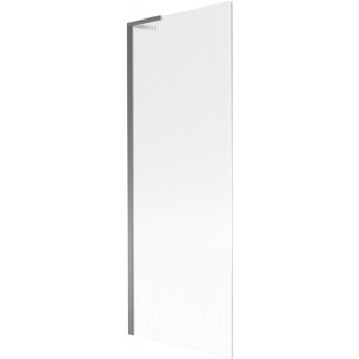 Vaňová zástena Mexen Next L s jedným krídlom 70 x 150 cm, pruhy, strieborná - 895-070-000-03-09-95