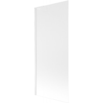 Vaňová zástena Mexen Next L s jedným krídlom 80 x 150 cm, matná, biela - 895-080-000-03-30-20