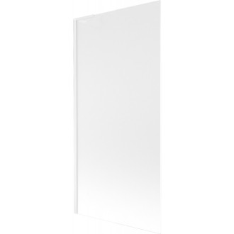 Vaňová zástena Mexen Next L s jedným krídlom 90 x 150 cm, matná, biela - 895-090-000-03-30-20