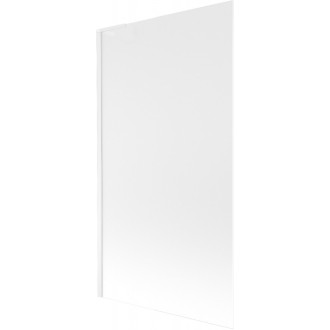 Vaňová zástena Mexen Next L s jedným krídlom 100 x 150 cm, matná, biela - 895-100-000-03-30-20