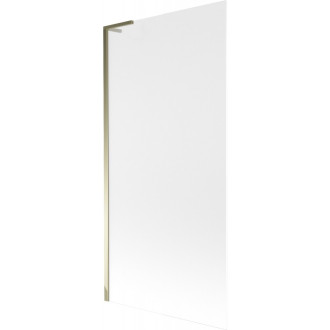 Vaňová zástena Mexen Next L s jedným krídlom 90 x 150 cm, matná, zlatá - 895-090-000-03-30-50