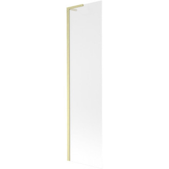 Vaňová zástena Mexen Next L s jedným krídlom 50 x 150 cm, matná, kartáčované zlato - 895-050-000-03-30-55