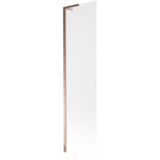 Vaňová zástena Mexen Next L s jedným krídlom 50 x 150 cm, matná, ružové zlato - 895-050-000-03-30-60