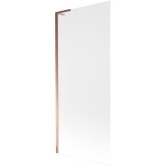 Vaňová zástena Mexen Next L s jedným krídlom 80 x 150 cm, matná, ružové zlato - 895-080-000-03-30-60