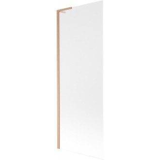 Vaňová zástena Mexen Next L s jedným krídlom 70 x 150 cm, matná, kartáčovaná meď - 895-070-000-03-30-65