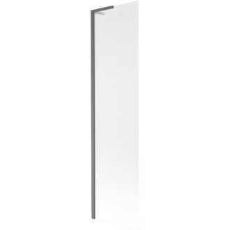 Vaňová zástena Mexen Next L s jedným krídlom 50 x 150 cm, hmlistá, kartáčovaná pištoľovo sivá - 895-050-000-03-30-66