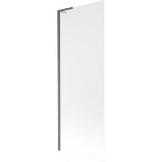 Vaňová zástena Mexen Next L s jedným krídlom 70 x 150 cm, hmlistá, kartáčovaná pištoľovo sivá - 895-070-000-03-30-66