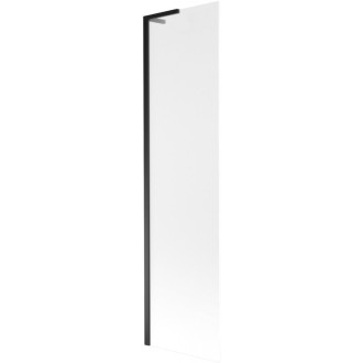 Vaňová zástena Mexen Next L s jedným krídlom 50 x 150 cm, matná, čierna - 895-050-000-03-30-70