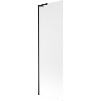 Vaňová zástena Mexen Next L s jedným krídlom 60 x 150 cm, matná, čierna - 895-060-000-03-30-70
