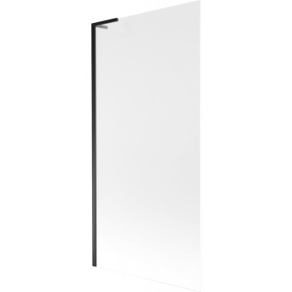 Vaňová zástena Mexen Next L s jedným krídlom 90 x 150 cm, matná, čierna - 895-090-000-03-30-70