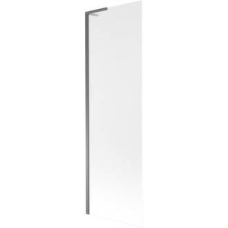 Vaňová zástena Mexen Next L s jedným krídlom 60 x 150 cm, matná, strieborná - 895-060-000-03-30-95