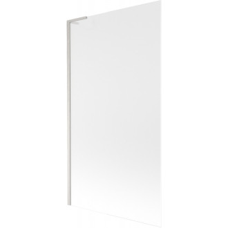 Vaňová zástena Mexen Next L s jedným krídlom 100 x 150 cm, matná, kartáčovaný nikel - 895-100-000-03-30-97