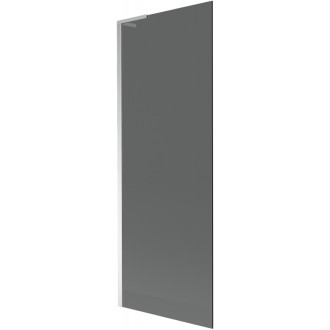 Vaňová zástena Mexen Next L s jedným krídlom 70 x 150 cm, grafit, chróm - 895-070-000-03-40-01
