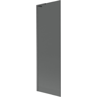 Vaňová zástena Mexen Next L s jedným krídlom 60 x 150 cm, grafitová, kartáčovaná pištoľovo sivá - 895-060-000-03-40-66