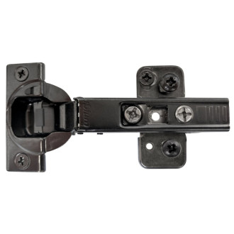 BLUM nábytkový závěs naložený, integr.tlumení, včetně krytek, černý onyx D-71B3550 53205