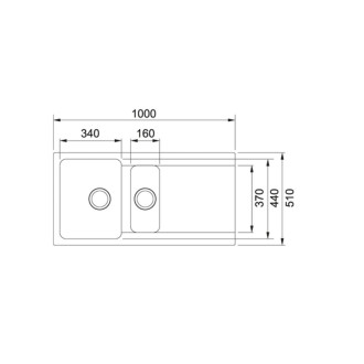 Dřez Franke OID 651 černá 114.0288.592