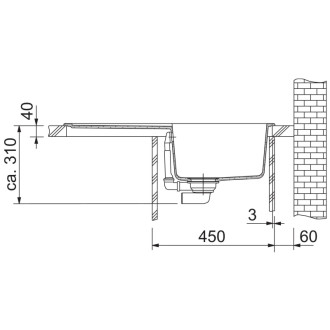 Dřez Franke BFG 611-78 černá 114.0661.513
