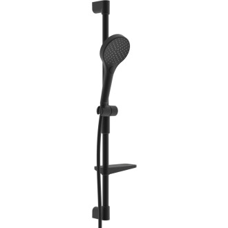 Sprchový set Hansa Viva s poličkou čierna mat 4416021033