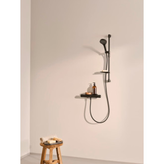 Sprchový set Hansa Viva s poličkou černá mat 4416021033