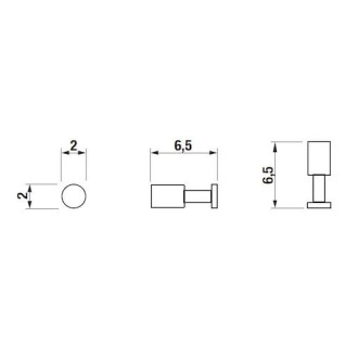 Háček Jika Basic chrom 813A.3.004.000.1