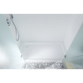 Sprchová vanička obdélníková Kaldewei Superplan 90x75 cm smaltovaná ocel alpská bílá 447700010001