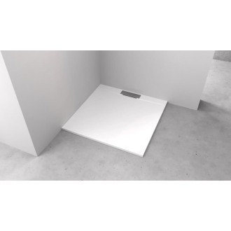 Sprchová vanička čtvercová Polysan Kazuko 90x90 cm litý mramor 40332