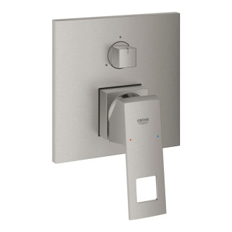Vaňová batéria Grohe Eurocube bez podomietkového telesa supersteel 24094DC0