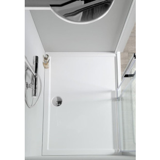 Sprchová vanička obdélníková Polysan 110x90 cm litý mramor 59111