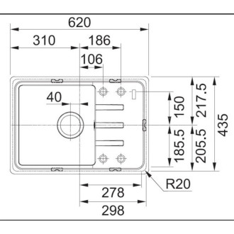 Dřez Franke BSG 611-62 onyx 114.0395.129