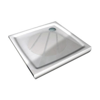 Sprchová vanička čtvercová Ravak 90x90 cm litý mramor XA037701010