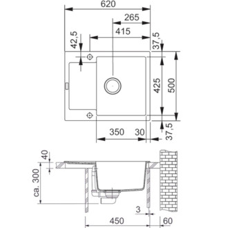 Dřez Franke MRG 611-62 onyx 114.0284.759