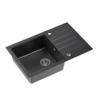 Dřez Quadron PETER111 černá nerez elem HCQP7850CZK