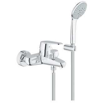 Vaňová batéria Grohe Eurodisc so sprchovacím setom chróm 33395002