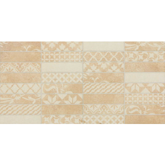 Dekor Multi Borneo béžová patchwork 20x40 cm mat WARMB448.1