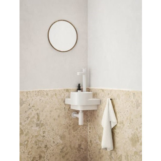 Umývátko Ravak Yard 28x28x12,5 cm s bílou konzolí X000001523