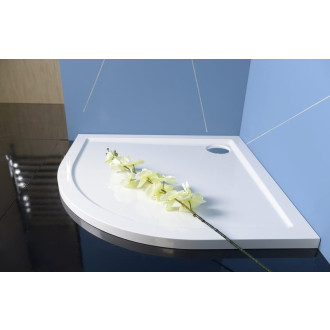 Sprchová vanička čtvrtkruhová Polysan 90x90 cm 41511