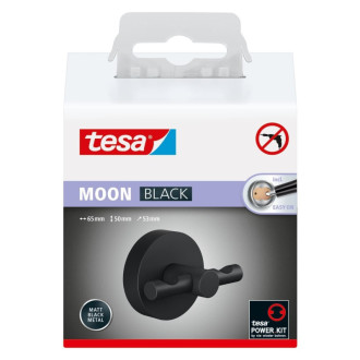 Háček Tesa Moon Black černá 40564-00000-00