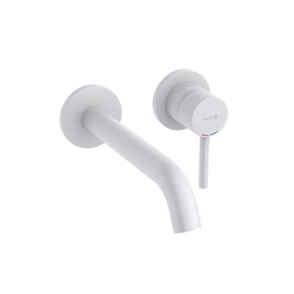 KLUDI-BOZZ Umyvadlová podomítková baterie, 230mm, matná bílá 382455376