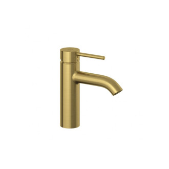 Kludi Bozz umyvadlová baterie 100, kartáčovaná zlatá 38282N076