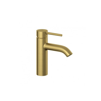 Kludi Bozz umyvadlová baterie 100, s výpustí Push-Open, kartáčovaná zlatá 38288N076