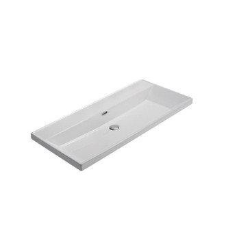 Nábytkové umývadlo SAT B-Way 101x46,5 cm otvor pre batériu uprostred SATBW10046