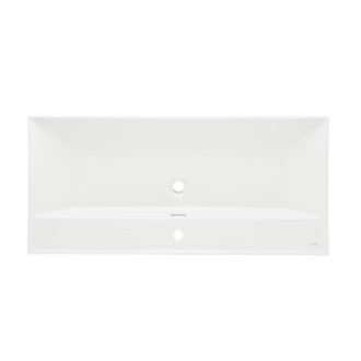 Nábytkové umyvadlo SAT B-Way 101x46,5 cm bílá matná, otvor pro baterii uprostřed SATBW10046WM